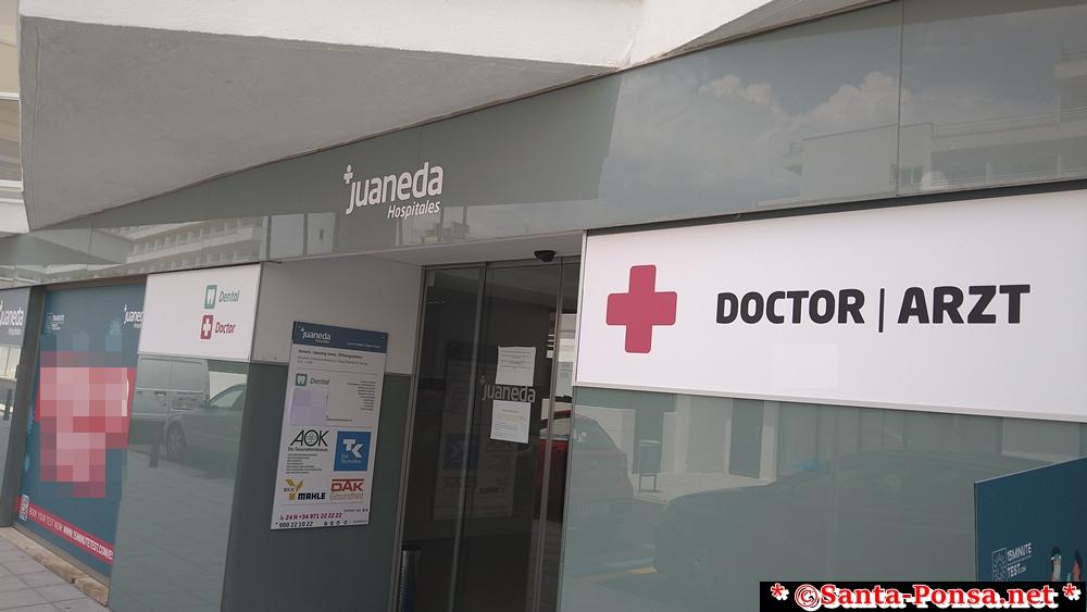 Juaneda Hospitales in Santa Ponsa - Kunden der ua. AOK, DAK oder TK, benötigen nur Ihre Chipkarte