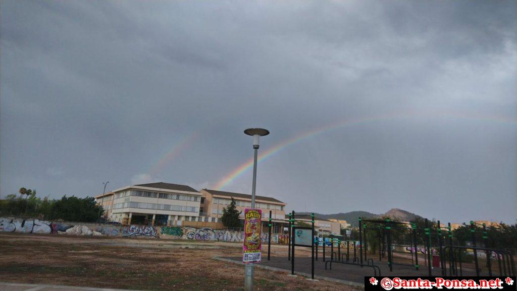 Santa Ponsa Regenbogen - Blickrichtung Son Bugadelles (Schule)